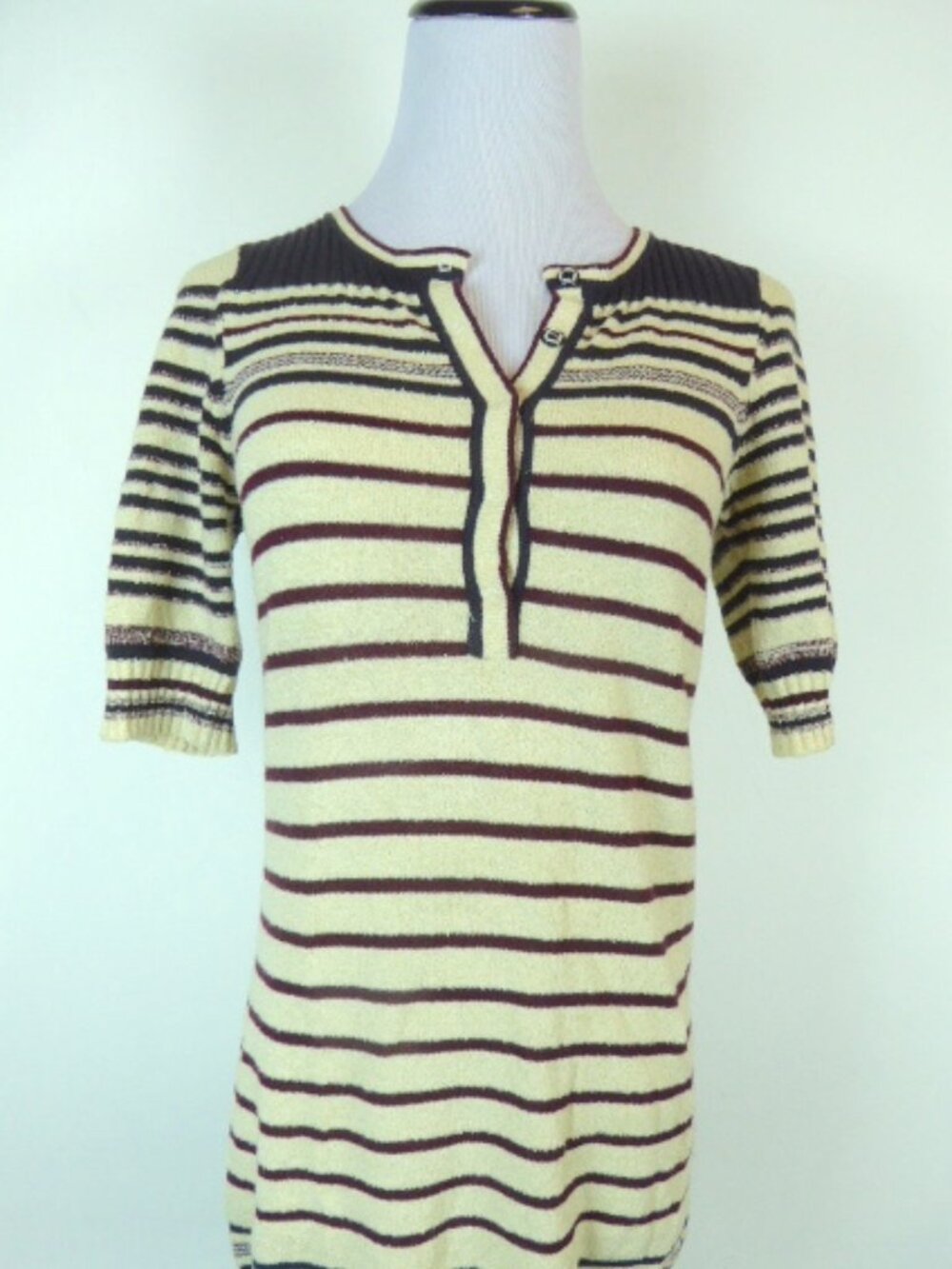 ISABEL MARANT ETOILE short sleeve SWEATER Top s m stretch